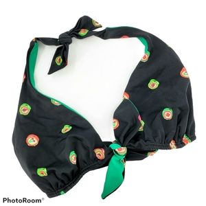 Lisa Curran Bikini Top Hard Candy Print Sz Large